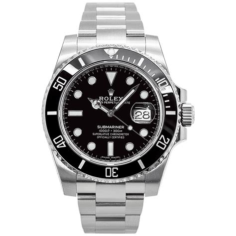 rolex oyster steel submariner date.